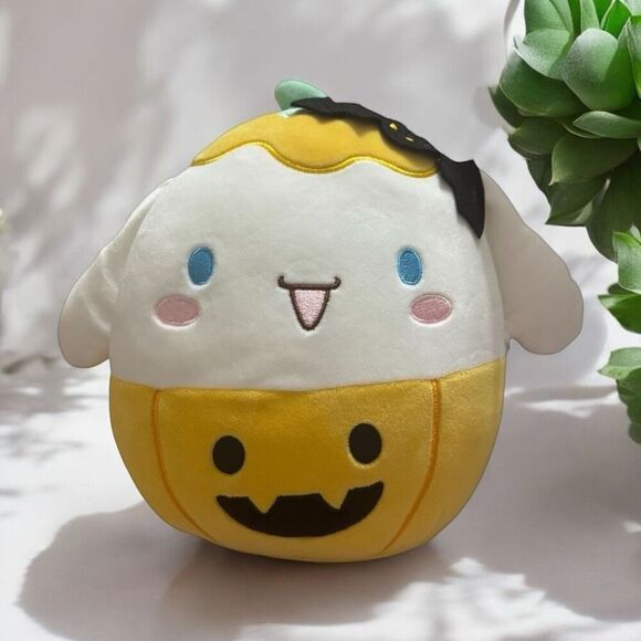 Squishmallows Sanrio 2023 Halloween 10" Cinnamoroll Pumpkin NWT - Picture 1 of 4